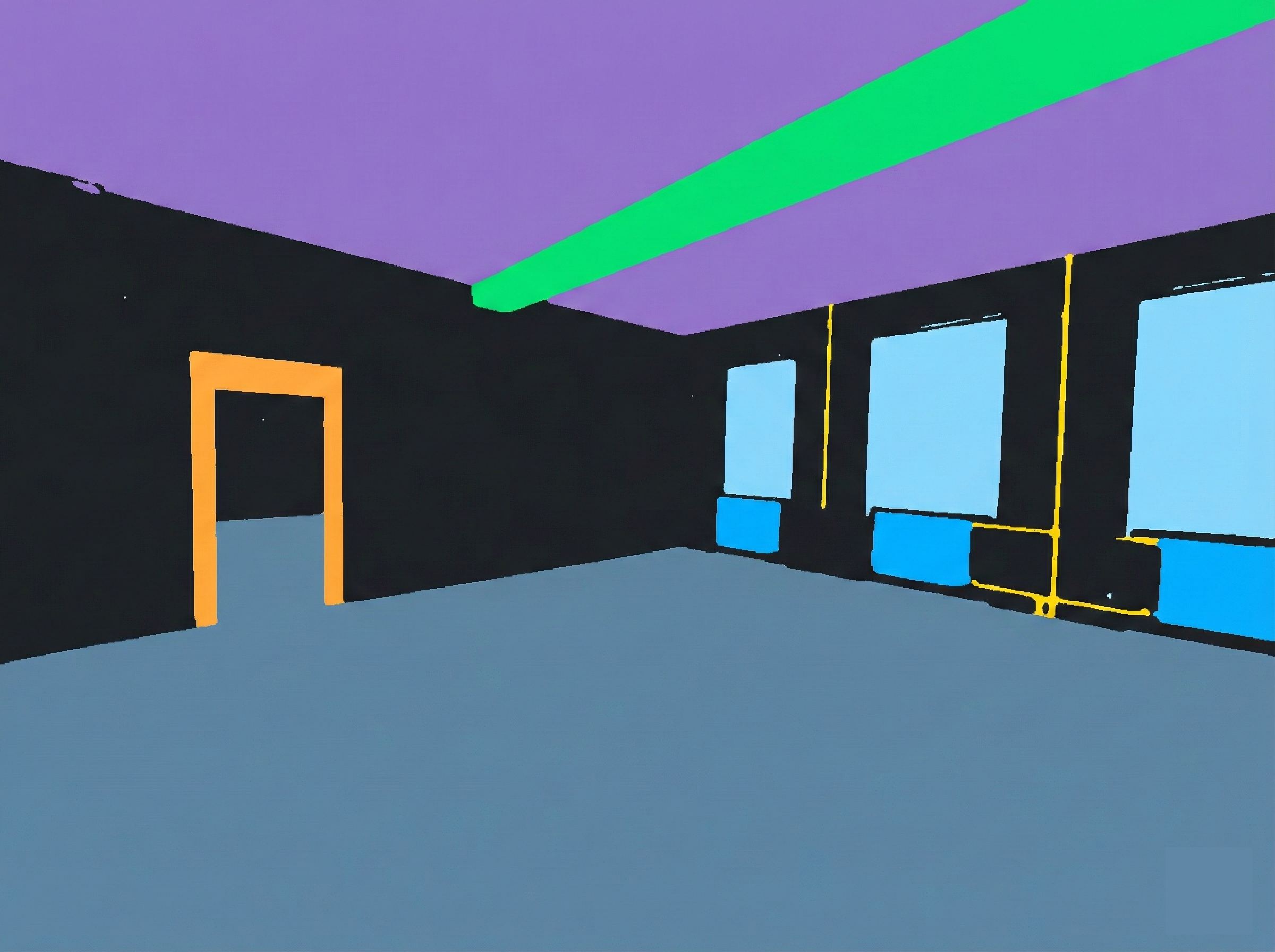 Raw point cloud data